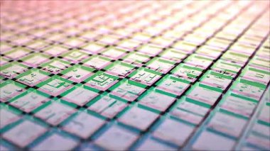 Microchip nano chipset tech AI learning CPU GPU able to loop endless 4k