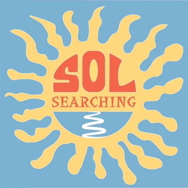 Güneşin vektör çizimi (sol) 