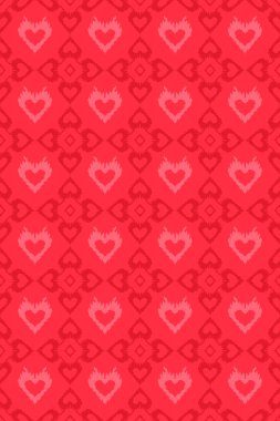 Kusursuz Aşk Modeli Arkaplan Vektör Tasarımı, Tekrarlayan Kalp Şablonu Arkaplan İhtiyacı İçin Kullanılabilir.