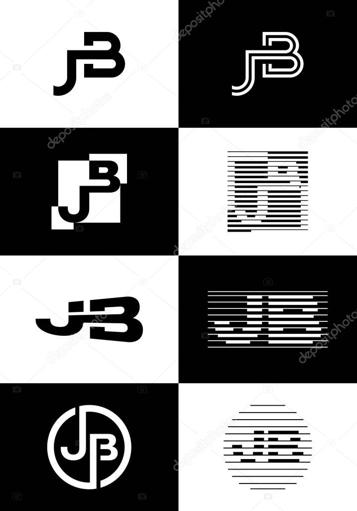 Letter JB Creative Logo Collection