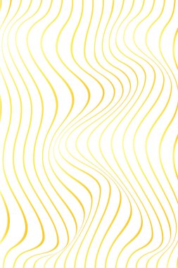 Soyut Altın Dalga Çizgisi Arkaplan Vektörü