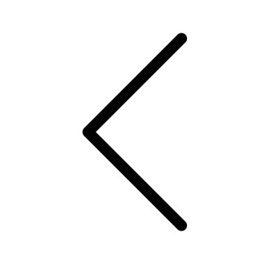 Sırt, önceki sayfa ve menü navigasyonu için simge sol ana çizgi simgesi.