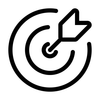 Hedefler, amaçlar ve hedefler için özet hedef simgesi