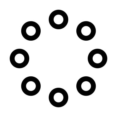 Tampon yükleme, bekleme veya ilerleme için özet yükleme simgesi