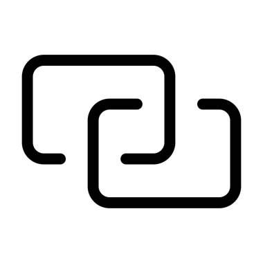 URL, zincir veya hiper bağlantı gösterimi için özet bağlantı simgesi