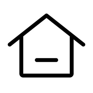 Ana sayfa, ev ya da bina bağlantıları için özet ev simgesi