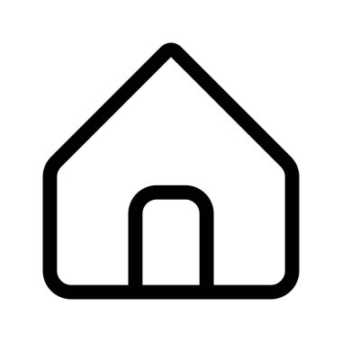 Ana sayfa, ev ya da bina bağlantıları için özet ev simgesi