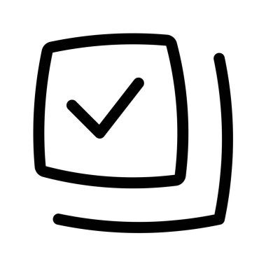 Görevleri denetlemek, doğrulamak veya doğrulamak için özet liste simgesi