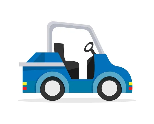 Depo Forklifti Olan Teslimat Ikonu Beyaz Arkaplanda Izole Edilmiş Genel — Stok Vektör