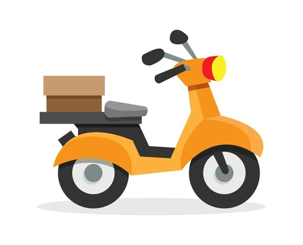 Illustration Scooter Isolated White Background — Vettoriale Stock