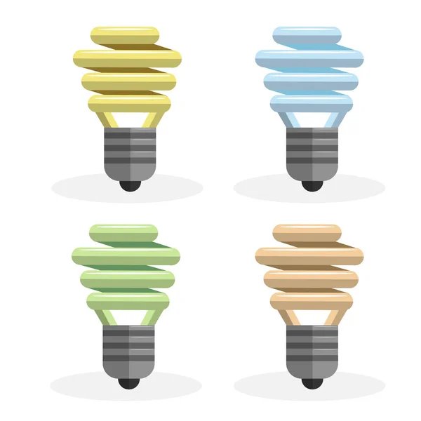 Saver Bulb Drawn Isolated Icon Design Vector Illustration Graphic — Stock Vector