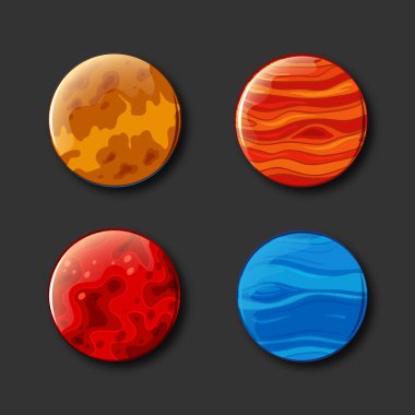 gezegenler uzay evren simge kümesi