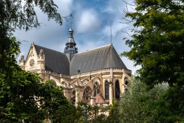 Paris, Fransa 'da Kilise Eglise Saint-Eustache