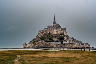 Mont Saint Michel Katedrali, Manş Denizi, St. James Yolu, Santiago de Compostela Yolu, Normandiya, Fransa