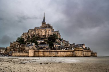 Mont Saint Michel Katedrali, Manş Denizi, St. James Yolu, Santiago de Compostela Yolu, Normandiya, Fransa