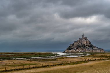 Mont Saint Michel Katedrali, Manş Denizi, St. James Yolu, Santiago de Compostela Yolu, Normandiya, Fransa