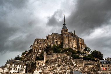 Mont Saint Michel Katedrali, Manş Denizi, St. James Yolu, Santiago de Compostela Yolu, Normandiya, Fransa