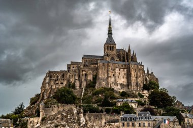 Mont Saint Michel Katedrali, Manş Denizi, St. James Yolu, Santiago de Compostela Yolu, Normandiya, Fransa