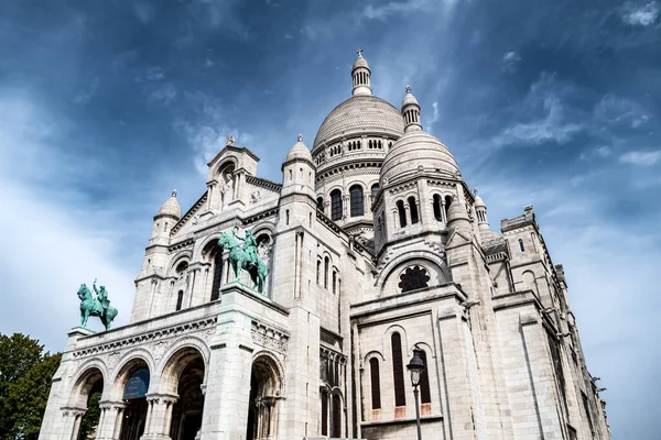 Basilica Sacre Coeur Montmartre Hill Paris França — Fotografia de Stock