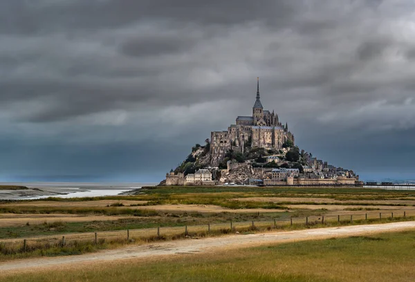 Kathedraal Van Mont Saint Michel Engels Kanaal Weg Van James — Stockfoto