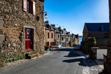 Breton Köyü Saint Suliac ve Atlantik Sahili Ille ve Vilaine Bölümü, Brittany, Fransa