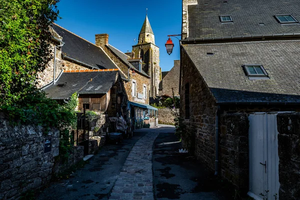Breton Village Saint Suliac Departementet Ille Vilaine Bretagne Frankrike — Stockfoto