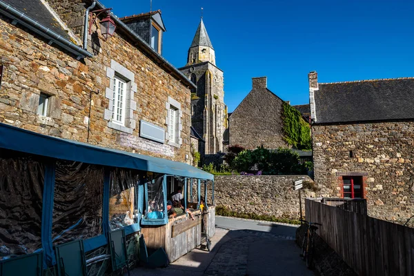 法国布列塔尼Ille Vilaine省的Breton Village Saint Suliac — 图库照片