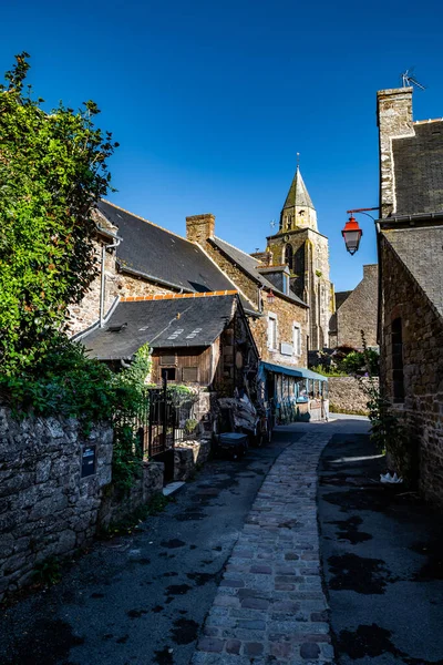 法国布列塔尼Ille Vilaine省的Breton Village Saint Suliac — 图库照片