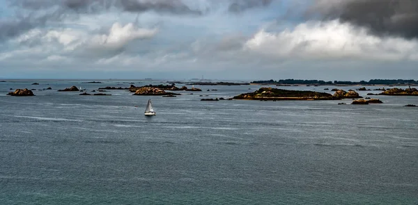 Brehat Adası Ile Brehat Ngiltere Nin Manş Denizi Nde Fransa — Stok fotoğraf