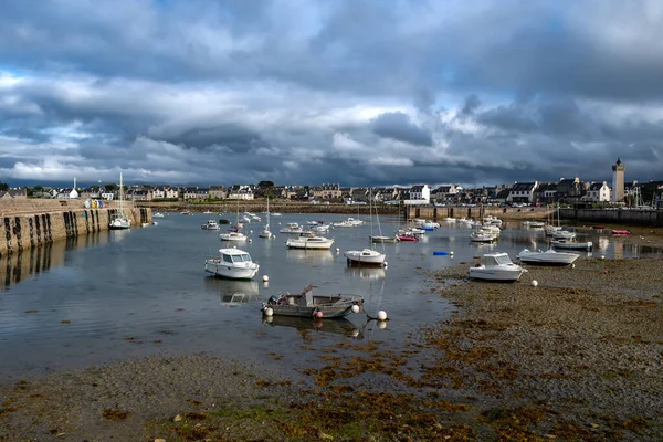 Harbor City Roscoff Finistere Atlantic Coast Brittany France — стокове фото