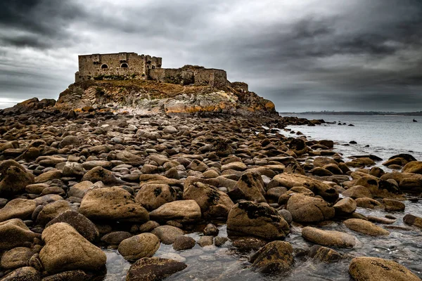 stock image Fort L'Ilette At Village Le Conquet At The Finistere Atlantic Coast In Brittany, France