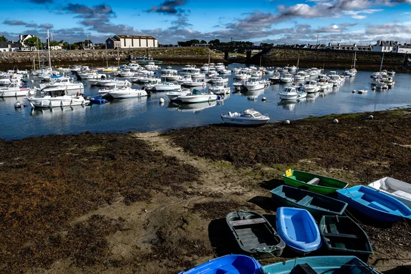 Port Łodzie Rybackie Finistere City Guilvinec Wybrzeżu Atlantyku Bretanii Francja — Zdjęcie stockowe