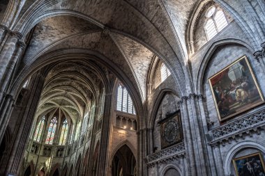 Fransa 'nın Bordeaux şehrinde Katedral Aziz Andre