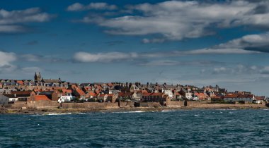 Skyline Of Village Anstruther At The Atlantic Coast Of Scotland, UK clipart