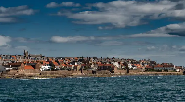 stock image Skyline Of Village Anstruther At The Atlantic Coast Of Scotland, UK