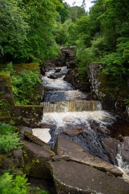 Bracklinn Falls Near Village Callander In Scotland, UK clipart