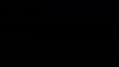 Metin hareketi animasyonu. Kısa bir süre sonra siyah arkaplan üzerine gelen mesajlı Outro. Kısa mesaj ekran koruyuculu açılır pencere: 4K.