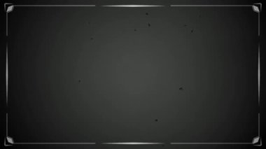 Retro çerçeveli sessiz film tarzı. Gürültü ve film hasarıyla sessiz film çağından yeniden yaratılmış bir film çerçevesi. Eski.