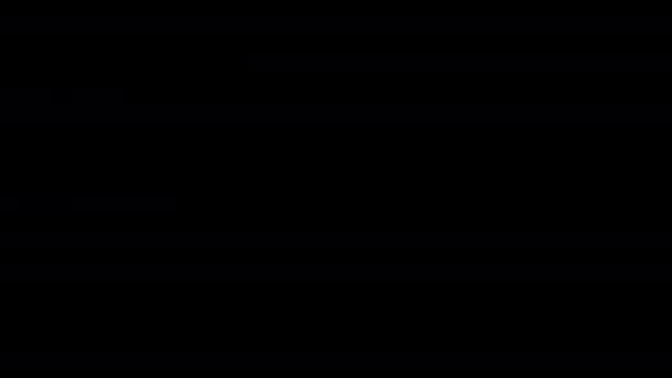 Текстовая Анимация Движения Outro Текстом Coming Soon Черном Фоне Всплывающая — стоковое видео