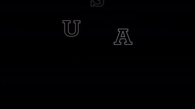 Bağımsızlık Günü. Mesajlı açılır ekran koruyucusu. Vatansever Amerikan bayramı - ABD Mutlu Bağımsızlık Günü. 4k.