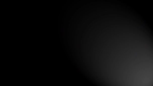 Kara Arkaplanda Işık Sızıntısı Ekranın Sağ Tarafında Siyah Beyaz Yanıp — Stok video
