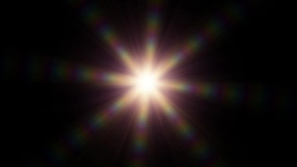 Abstracte Flikkerende Lichten Strobe Effect Zet Flash Aan Aan Epileptisch — Stockvideo