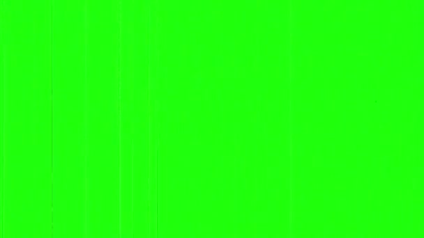 Chromakey Retro Effect Ideal Overlay Effect Old Interference Distortion Stripes — Wideo stockowe