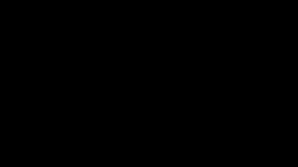 Новим Роком Святкова Текстова Анімація Золотий Текст Чорному Тлі Різдвяний — стокове відео