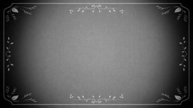 Retro etkisi. Sessiz bir film döneminden yeniden yaratılmış kare. Sessiz film tarzında eski bir metin çerçevesi. Flickling film projektörü arka planı. Eski.