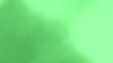 Yeşil Arkaplanda Işık Sızıntısı. Arka plan için mercek aydınlatma kaplamaları. Kromakey. Ekranın sol üst köşesinde parlak bir ışık var. Geçiş.