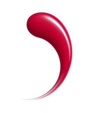 Kozmetik vakfı ruj kremi kumaş şekli ve ton vektör illüstrasyonuyla gerçekçi bileşimi lekeler