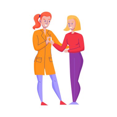 İzole edilmiş kişisel bakım düz resimli kadın hijyen bileşimi boş arkaplan vektör illüstrasyonunda izole edilmiş