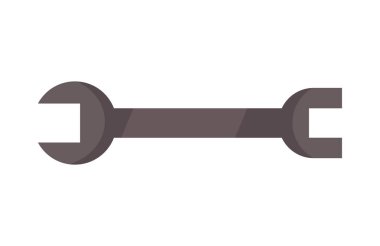 İzole edilmiş karikatür tarzı ev fiksasyonu olan boru tesisatı boş arkaplan vektör illüstrasyonunda resmi düzeltiyor