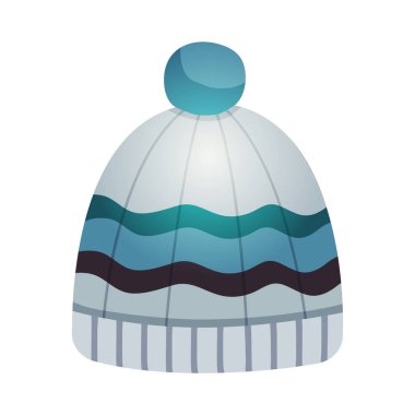 Boş arkaplan vektörü illüstrasyonunda şık ve sıcak giysi öğesinin izole edilmiş görüntüsüyle mevsimlik kış kıyafetleri kompozisyonu